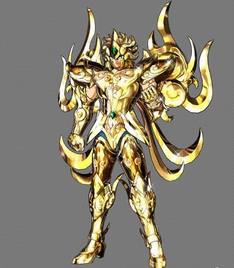 Aioria de leo caballero de oro armadura divina