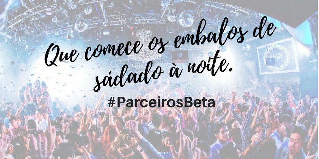 Boa noite Betas amigos e amigas,venho indicar pra vocês uma tag legal👇👇👇👇
#PARCEIROSBETA 
Sigam todos que estão neste tweet
#SDV
