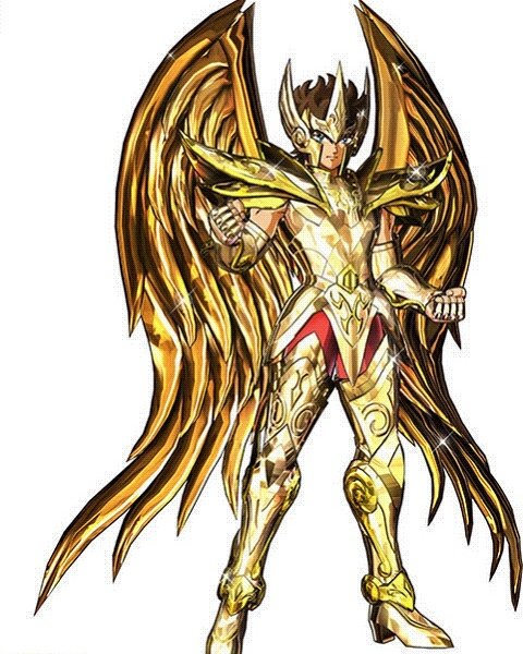 Aioros de Sagitario caballero de oro armadura divina