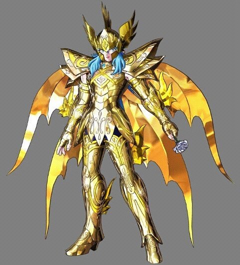 Afrodita de piscis caballero de oro armadura divina