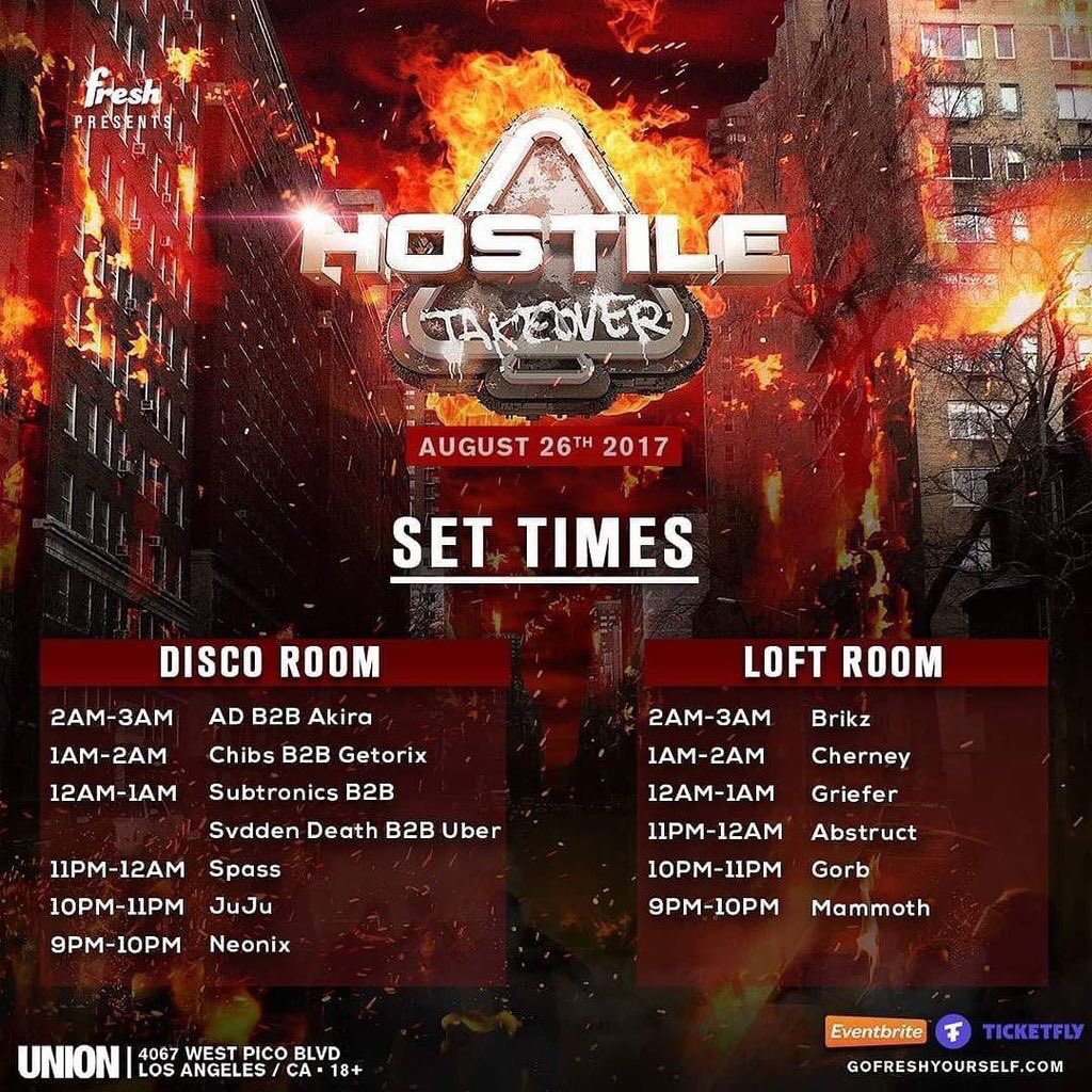 gorbsound's tweet photo. Set times for tonight. Let's get it!🔥⚠️🔥 https://t.co/dmb9jnbkab