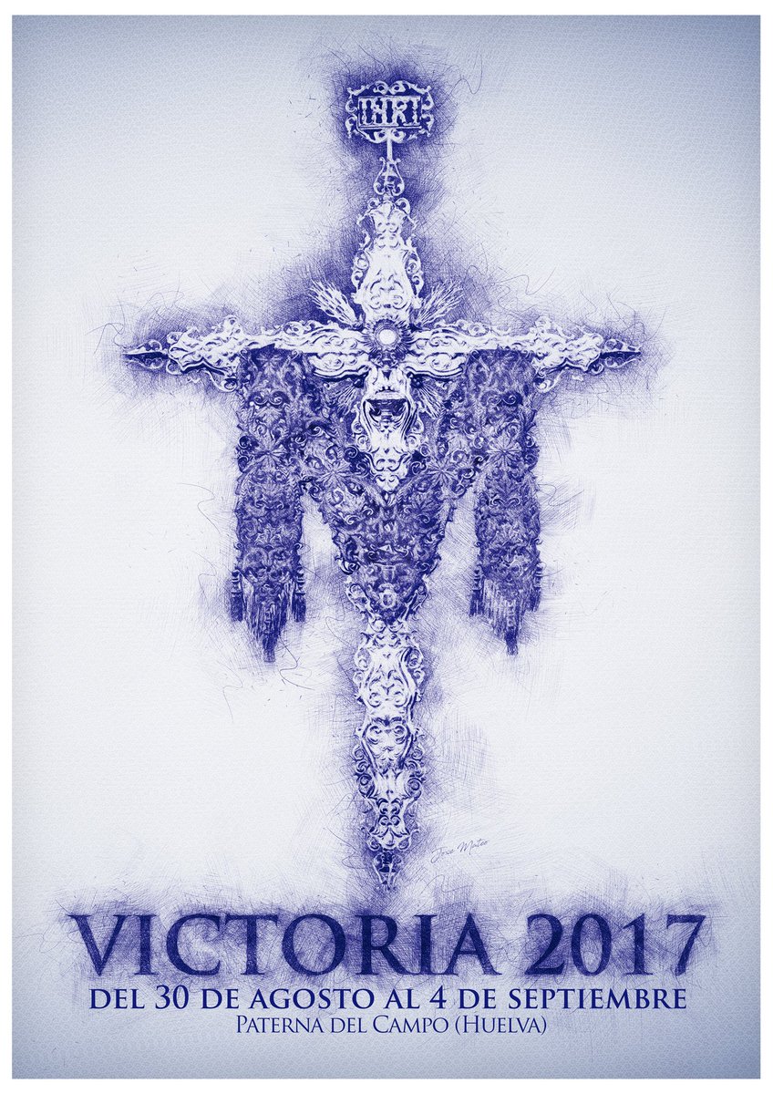cruzlavictoria's tweet photo. Cartel anunciador fiestas 2017. Autor: Jose Mateo. #victoria2017 #paternadelcampo #cartel https://t.co/PhCtQUlK5x