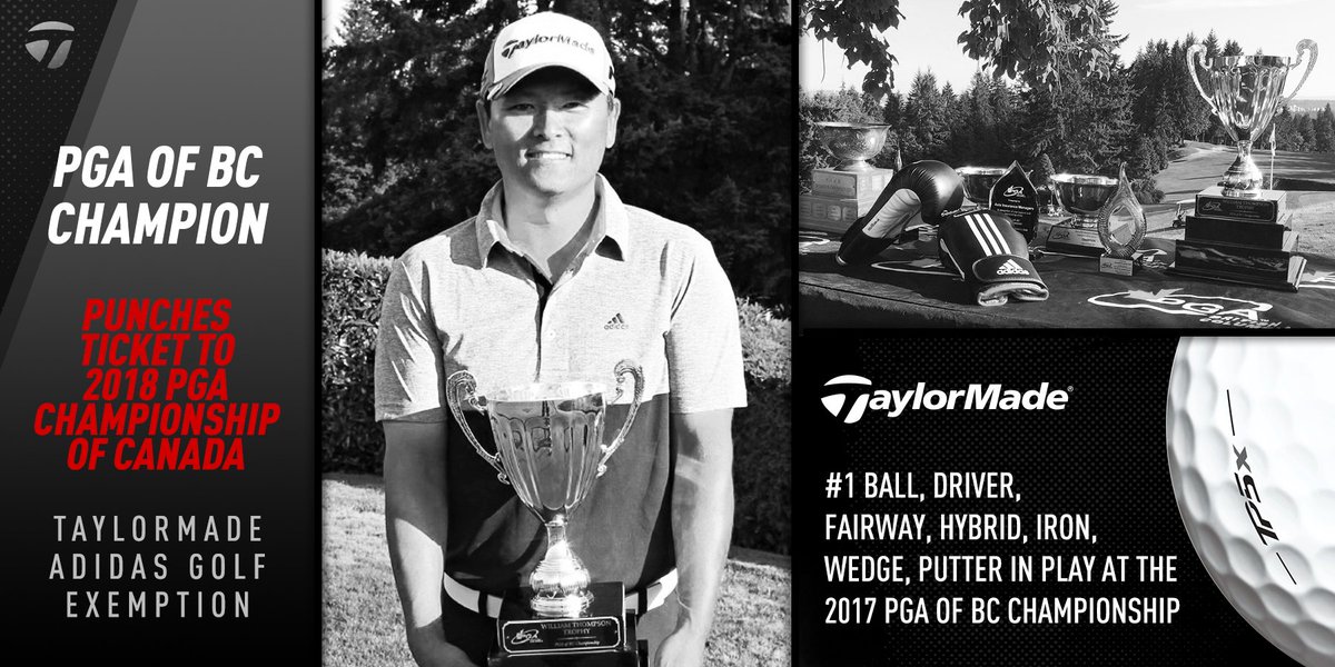 Congrats John Shin. <a href="/PGAofBC/">PGA of BC</a> Champion &amp; early ’18 @PGAofCanada Champ exemption. #1 Ball, Metalwood, Iron &amp; Putter in play at <a href="/PGAofBC/">PGA of BC</a> Champ.
