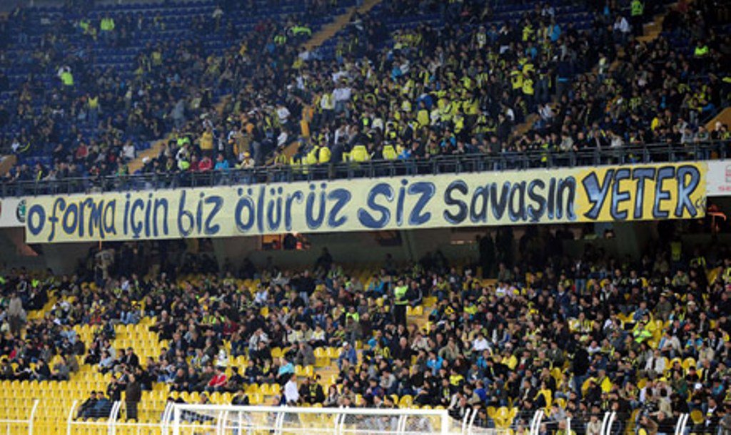 Biz ölmeye hazırız! Siz SAVAŞMAYA var mısınız? <a href="/Fenerbahce/">Fenerbahçe SK</a> 

#FenerinMaçıVar