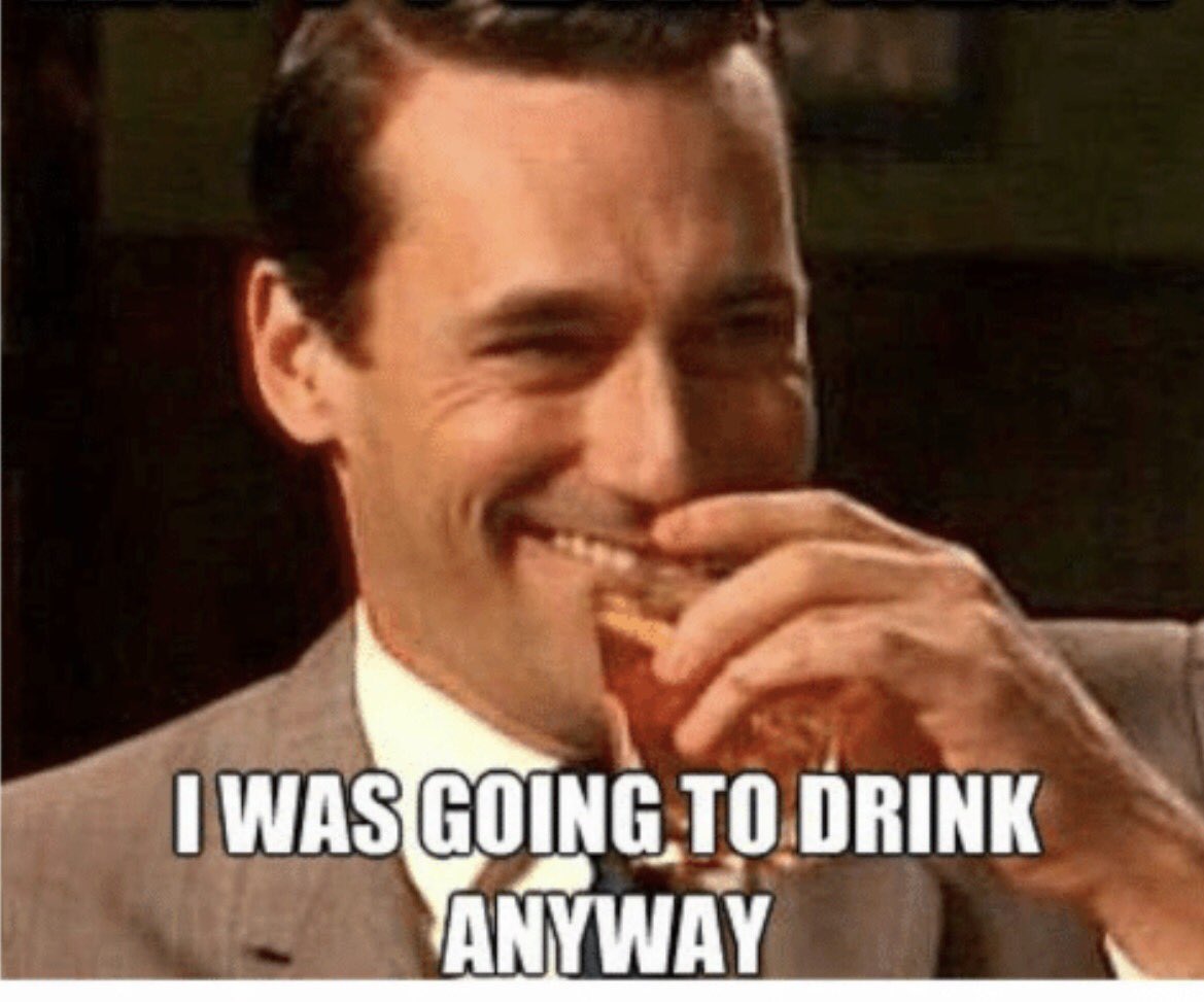 Markarelli's tweet photo. I was going to not drink today #IWasGoingTo_But https://t.co/ExO2IOGF2X