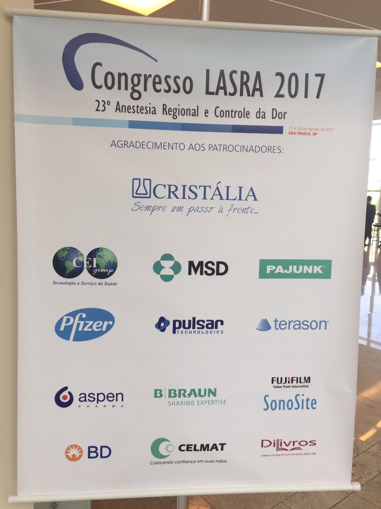 anecetta's tweet photo. #LASRA Congress in Brazil, powered by #Terason @terasonUS https://t.co/BVlGWyPMj0