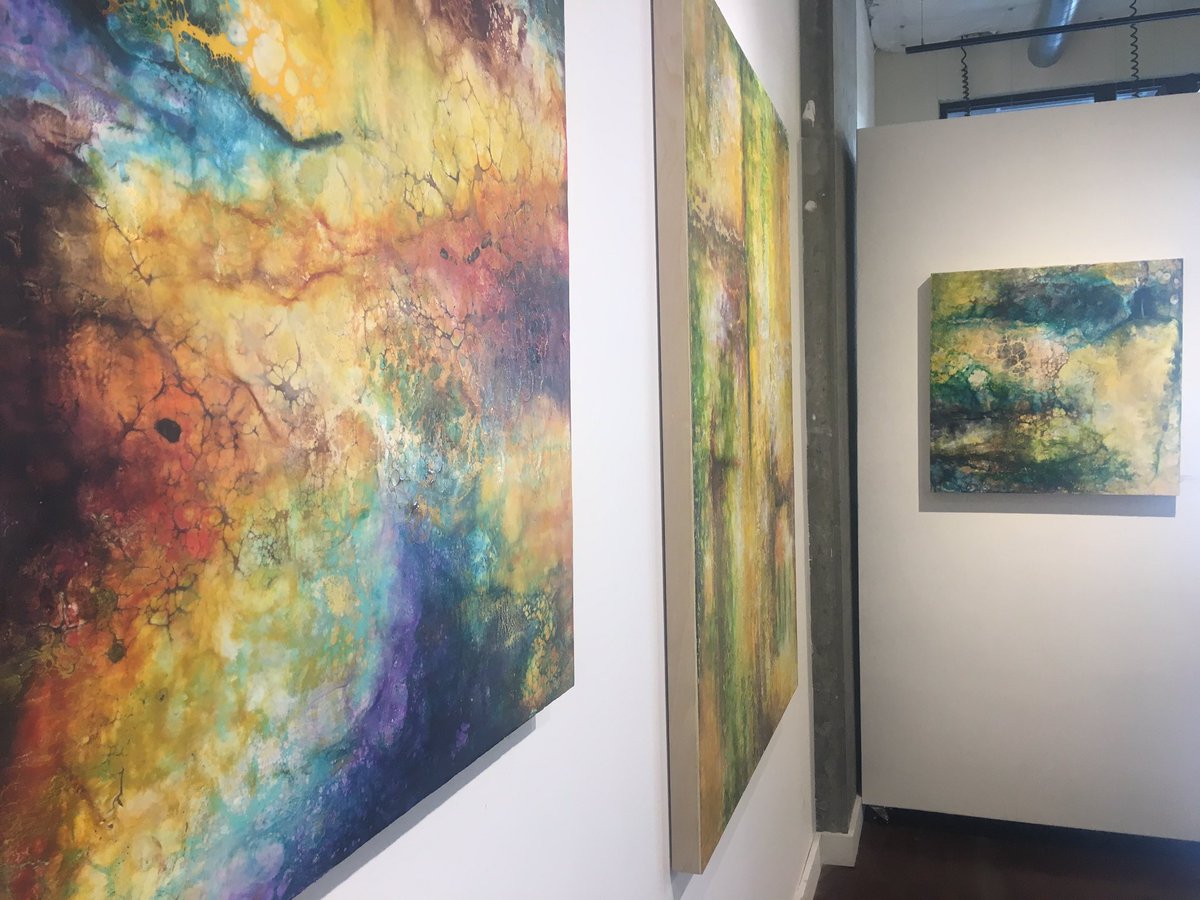 One more week of Chris Foster's #exhibit "Connection Amidst Chaos" featuring his latest #encaustic #artwork

#gallery #fineart #pdx
