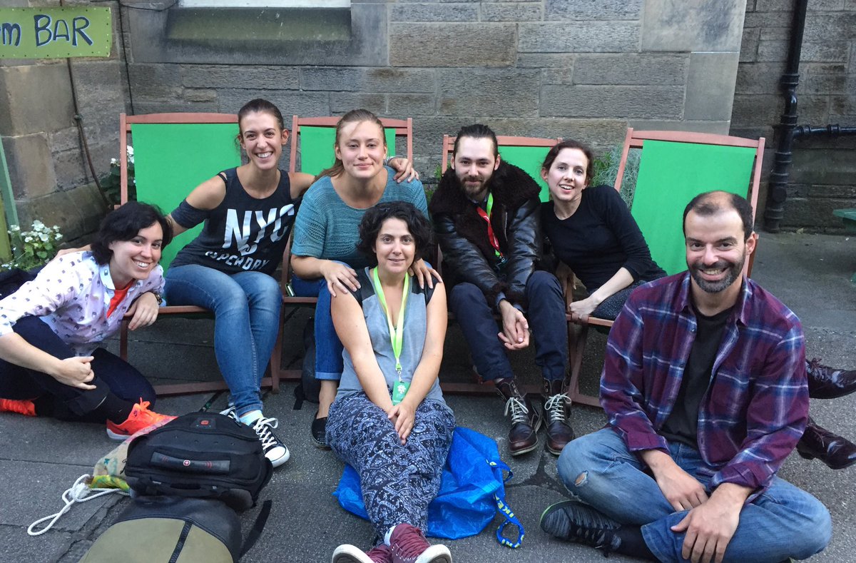 VertebraTheatre's tweet image. Last day in @edfringe @GreensideVenue @GregEmfietzis @SofiaCalmi @MayraStergiou @MissAuroraAdams @JennieRawling @mimegrafeis