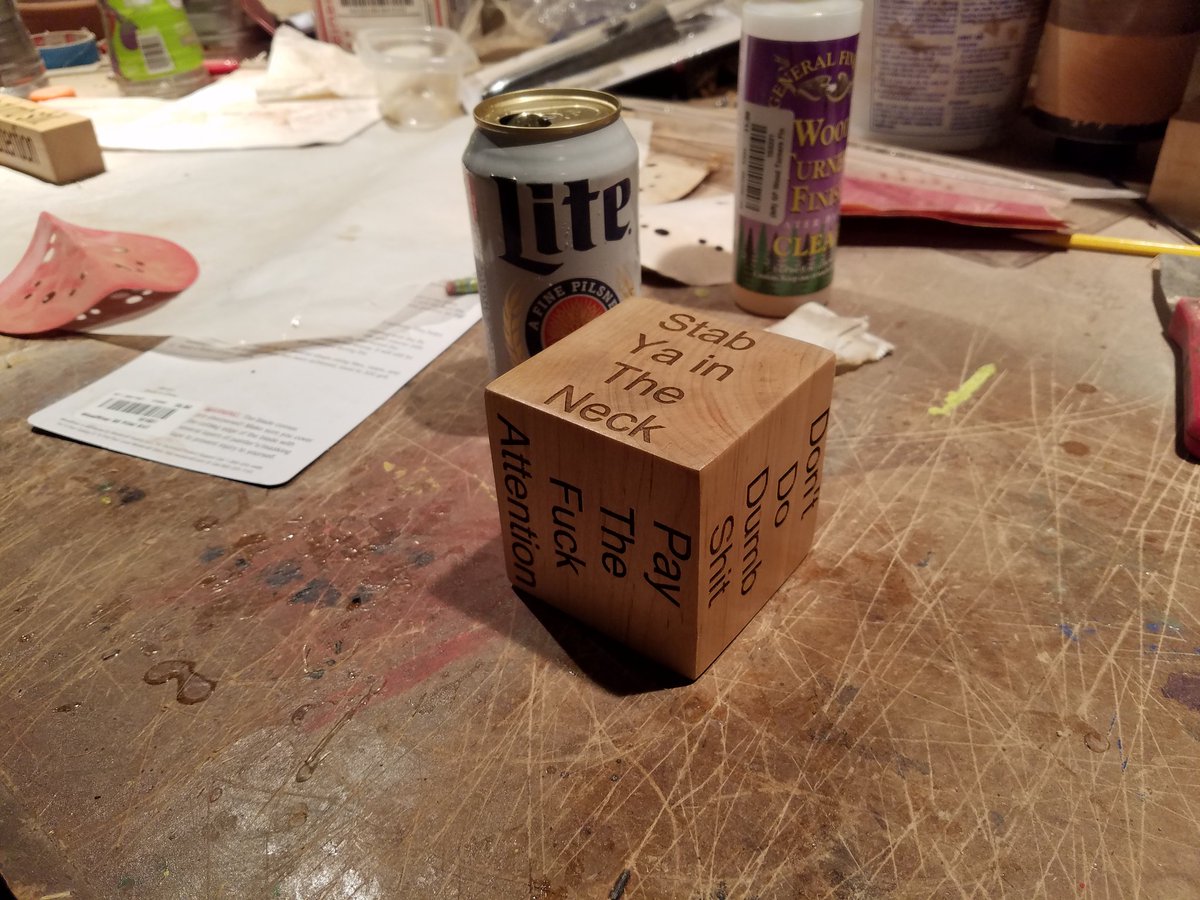 markspens's tweet photo. The cube of Lloyd'isms.  #AngerManagement @VapeTV . https://t.co/NyJPj9ZvVK