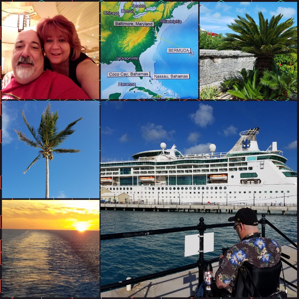 Baseball_Wife36's tweet photo. It's hard to believe this trip is over. Had a great time. #muchneededR&R #bermuda #bahamas #grandeur #rccl #lovehim 🚢🏝🏖🍹🌞💑💟 https://t.co/FTW1BsfqxK