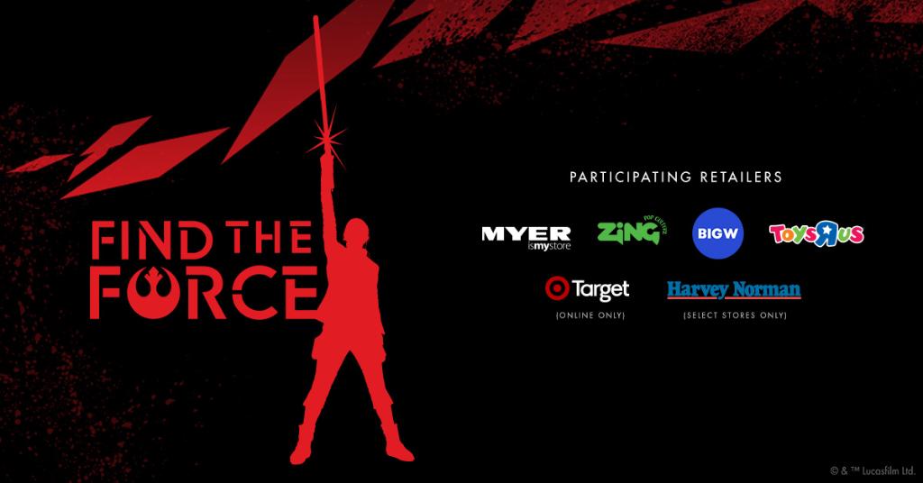 #TheLastJedi characters are revealed in AR using the #StarWars app and #FindTheForce logo at participating retailers on #ForceFridayII.