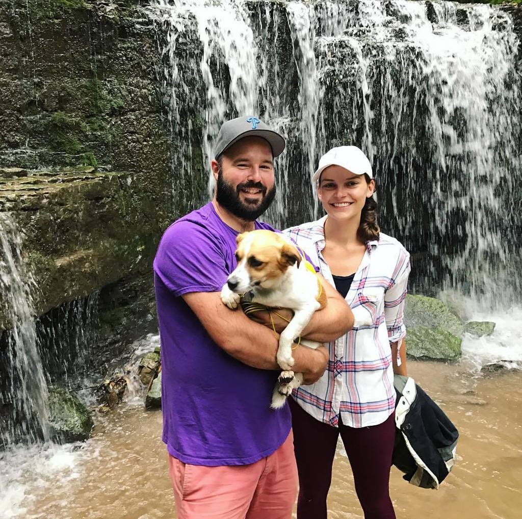 BarthDoesThings's tweet photo. Hike to Hidden Falls! One of the three of us is less excited to be near the water. #instapollo https://t.co/s1uzw1YlIu https://t.co/v70oM9yyGn