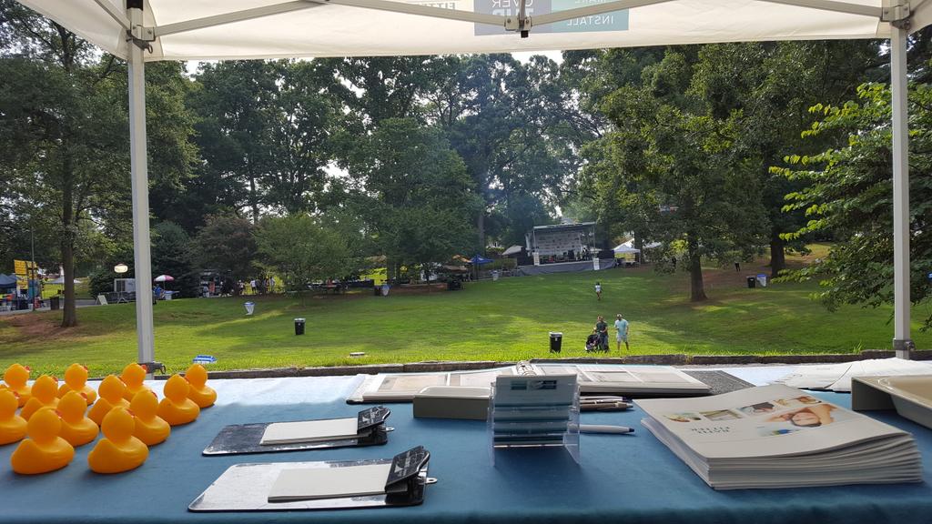 BathFitterAtl's tweet photo. Chilling as everyone puts on the final touches for a fun filled festival @GPSummerShade #bathfitteratlanta https://t.co/13uzQIXKe9