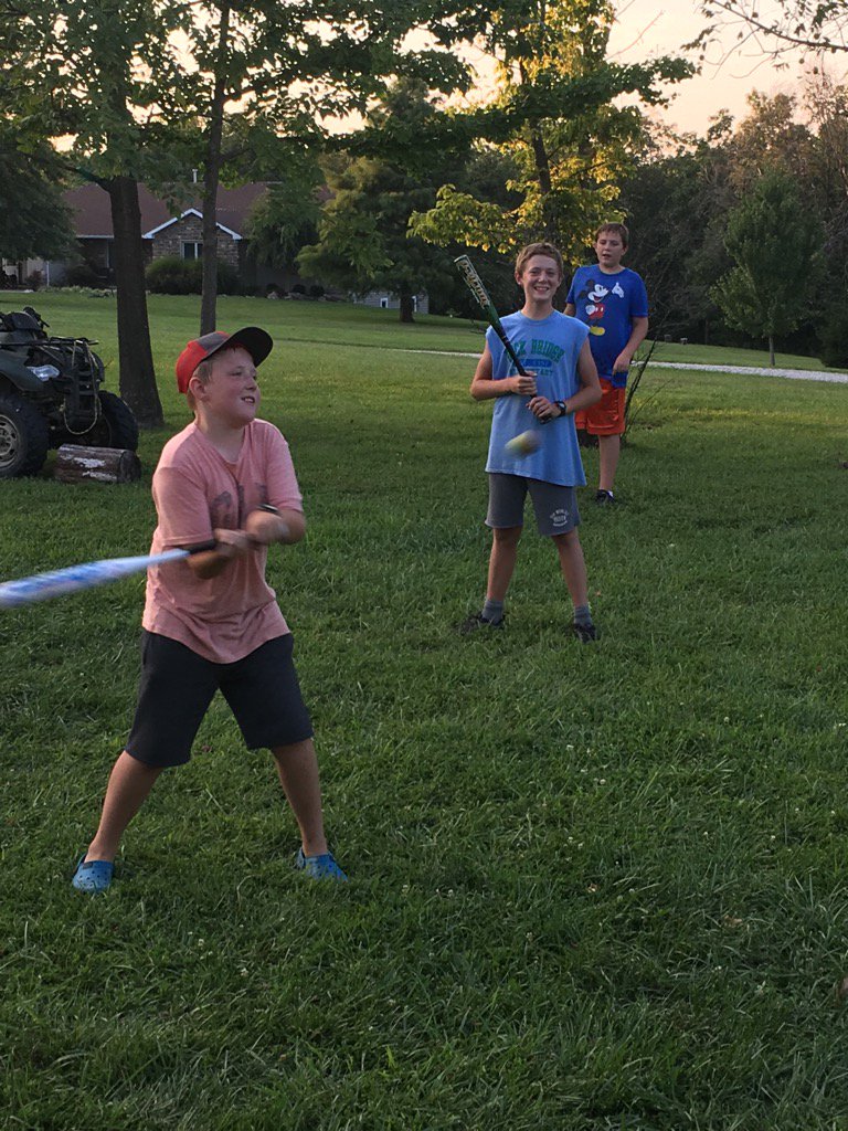 Batting practice x3!