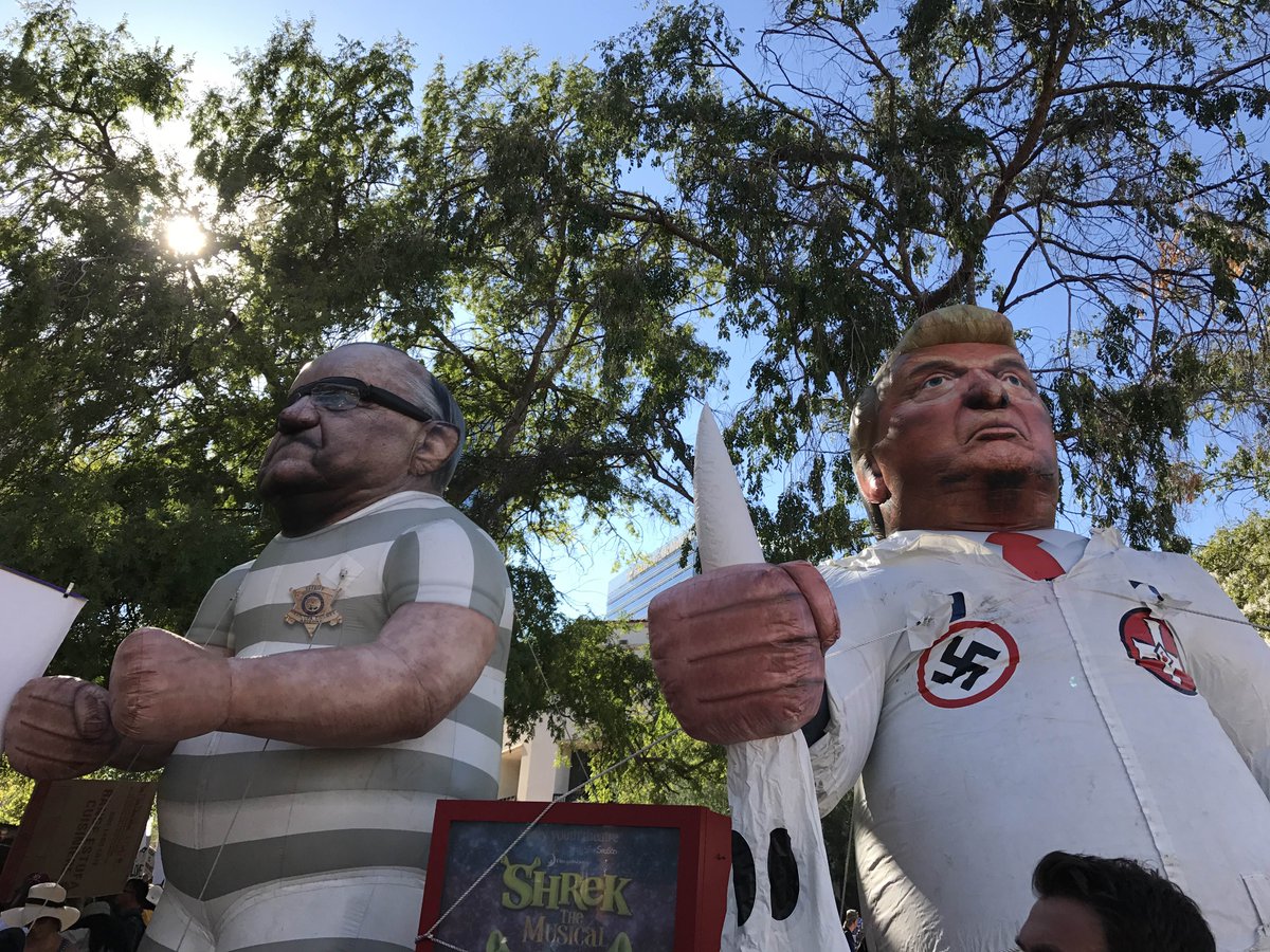 P2Hannley's tweet image. Pardoning #Arpaio is #Bad4AZ. #NoTrump #NoKKK #NoRacistUSA @AthenaSalman @IselaBlancAZ @AZHouseDems @PDAAZ