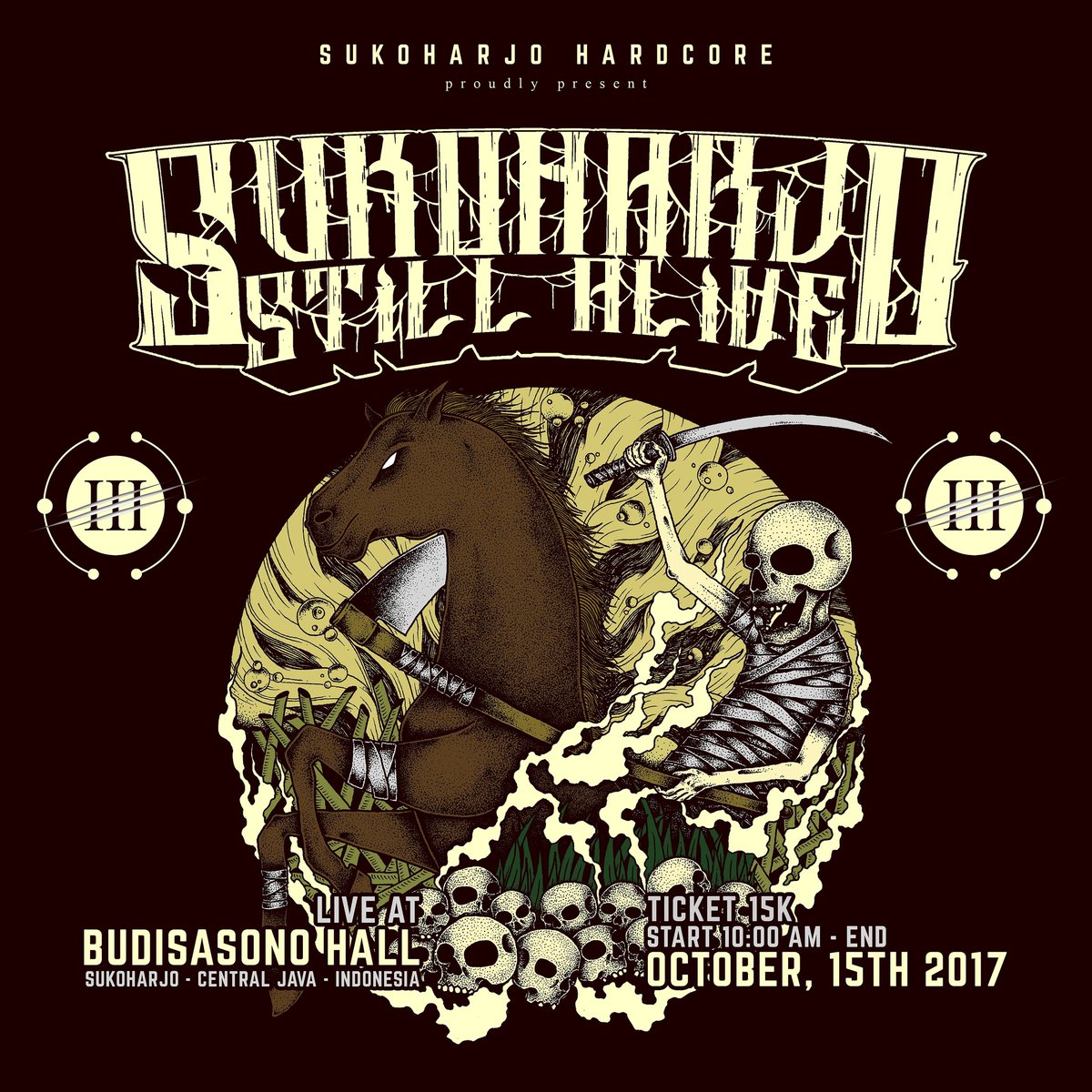 RT <a href="/SSA_official/">SukoharjoStillAlive</a>: SUKOHARJO STILL ALIVE 3
Oct, 15th 2017 at Budisasono Hall
Sukoharjo - Central Java - Indonesia