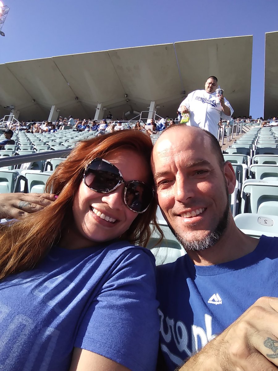 MrB_2U's tweet photo. Another great Saturday in LA. What better place to be than @Dodgers stadium with my love @RosieJuneBug #ITFDB #MLBmemorybank #LetsGoDodgers https://t.co/0TcpBNTwh1