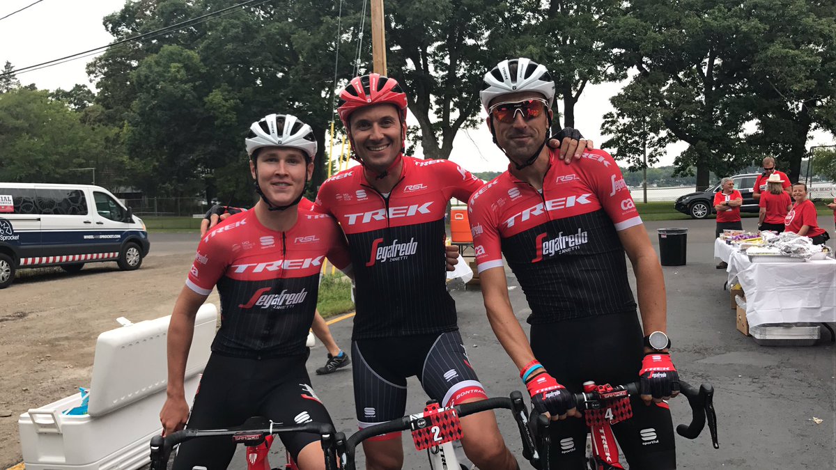 vanderjeugd's tweet photo. Awesome @RideAcrossWI! 3rd epic 175 miles ride from Dubuque to Kenosha. @TrekSegafredo represent! https://t.co/Vpm424fxs2