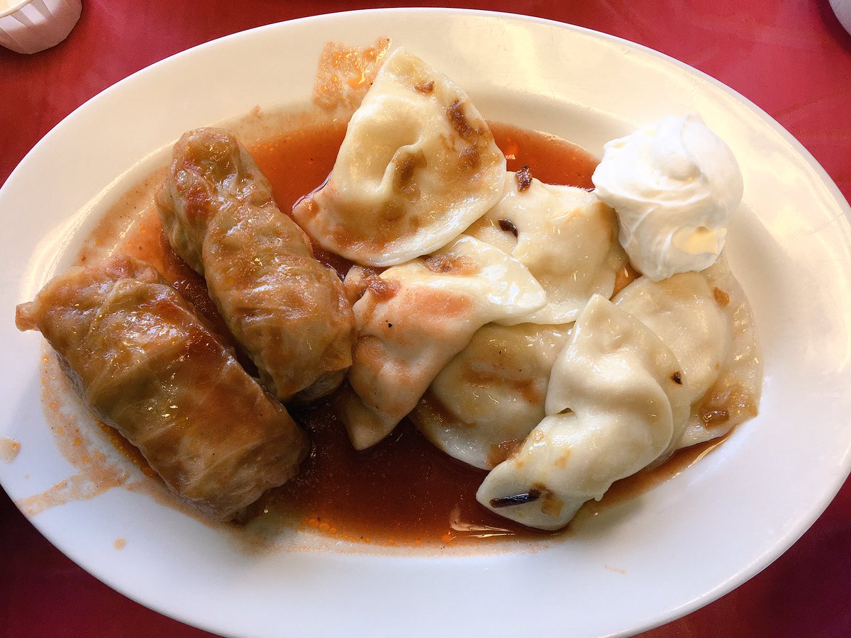 devillainess's tweet photo. Brunch today was spectacular! @heritagedeli in Westbrook! #yyc #breakfastofchampions #18perogies #thingsiate @Crackmacs have you been?! https://t.co/L9VQt9QXL3