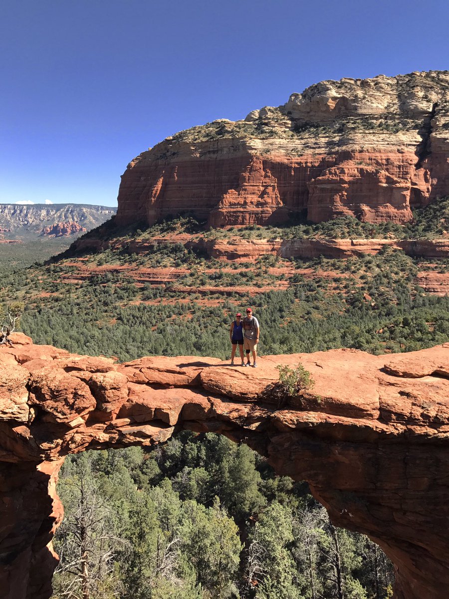 sgunther6's tweet photo. Great day with @azslickrick #DevilsBridge #hikesedona https://t.co/cJRBqmgIkG