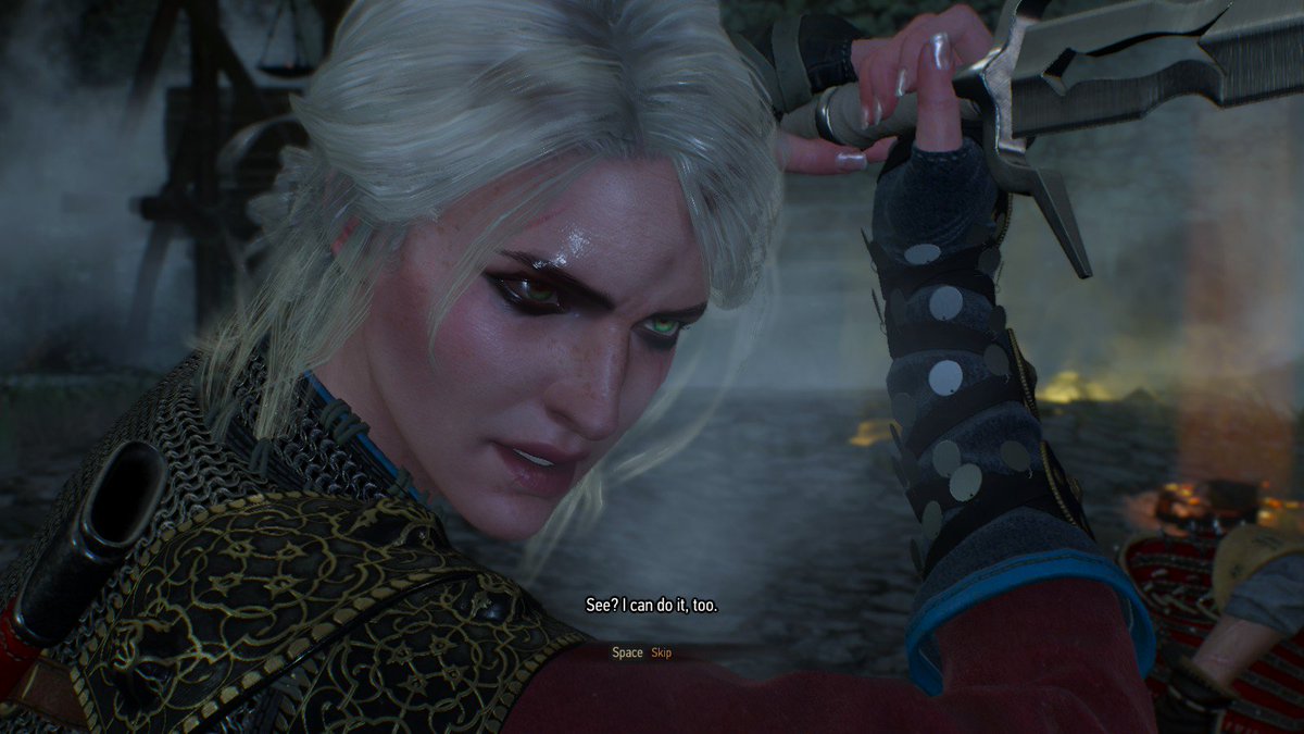 Longclaw66's tweet photo. @cloudspretty #Witcher3 #CiriRocks #ScreenShots https://t.co/LZdJBRpK54