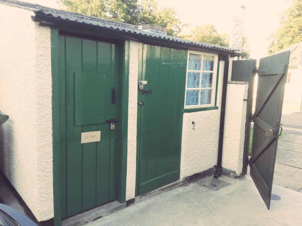 Ornsby1's tweet photo. Restored my 1848 #outhouse. Quite pleased with it. #outsideloo #washhouse #Victorian https://t.co/O8QmNcmZOQ