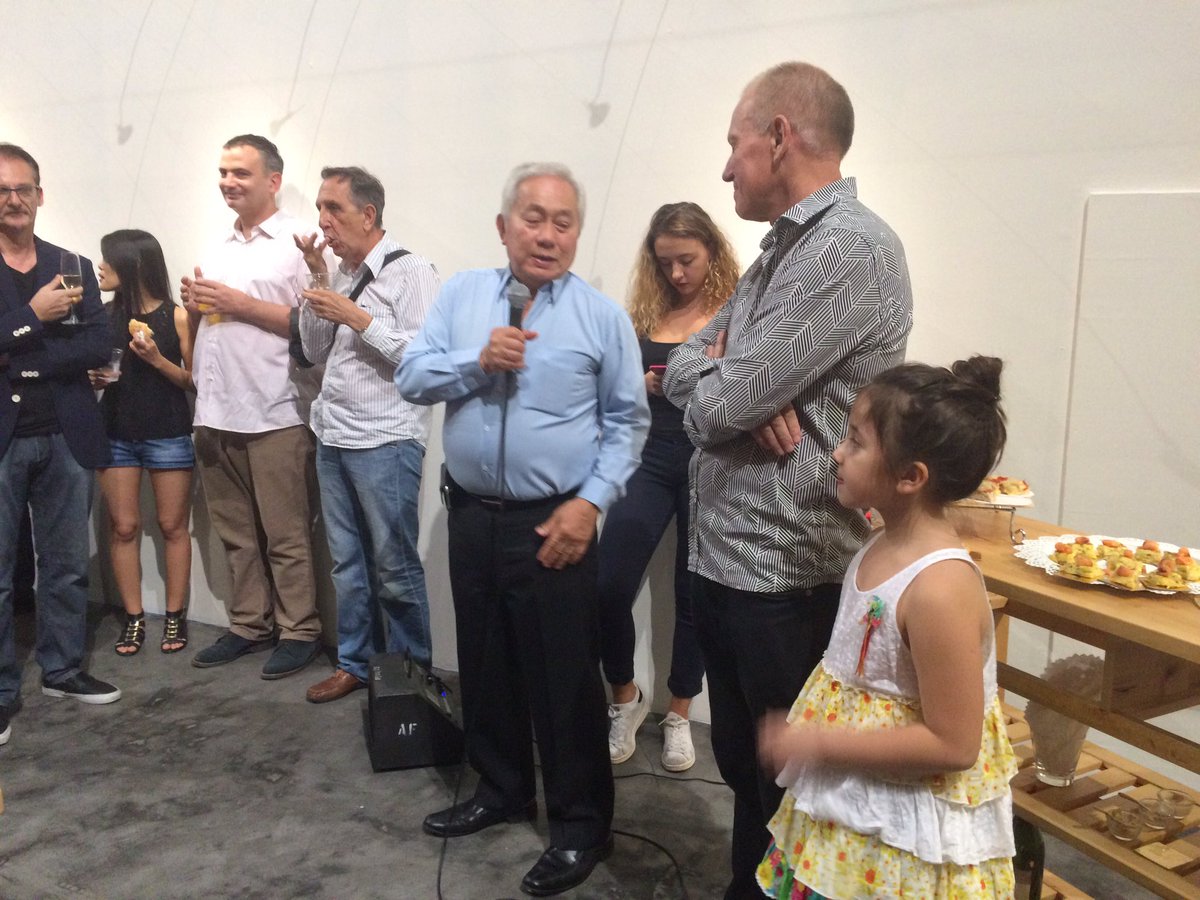 Patricia_Hart's tweet photo. Fun dancing farewell party @AFBKK in honor of our director @christianmerer with a Thai music group “Srikhottaboon” &amp; DJ 🎵🎉🎈💃 https://t.co/QRc2QjPcLw