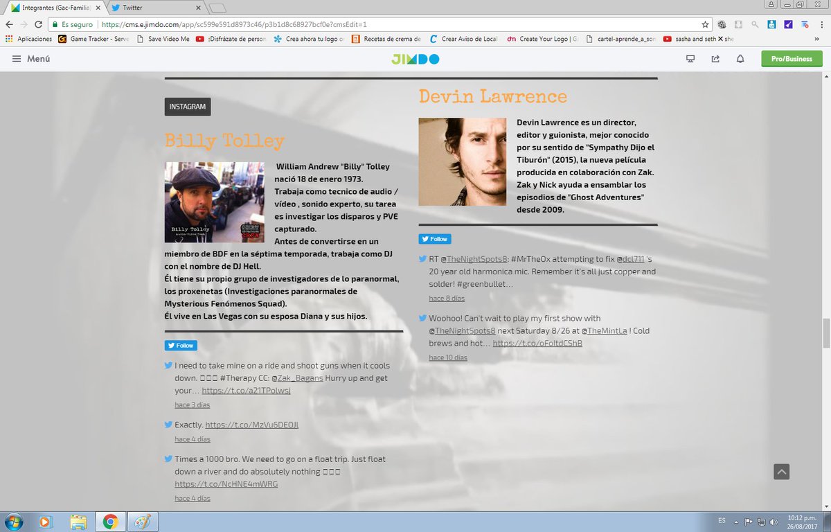 DakotaLadenArg's tweet image. Se Incorporo mas Familia de Buscadores de Fantasmas a nuestras Pagina! 
More Ghost Finder Family is added to our Website! :) Welcome! 👻🙏