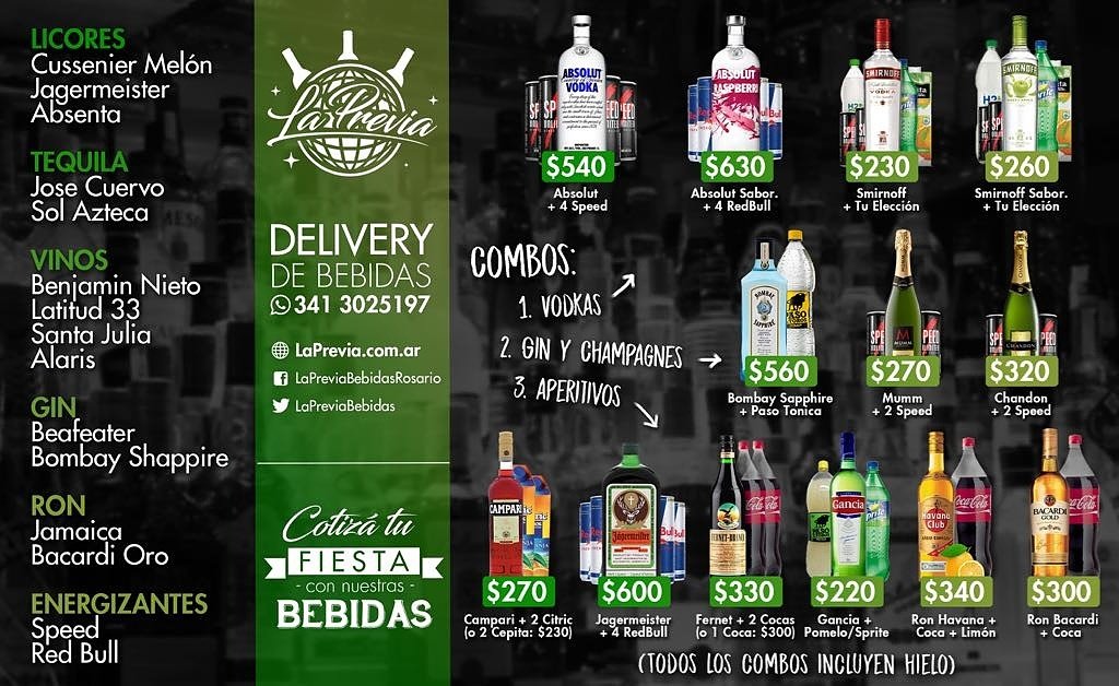 LaPreviaBebidas's tweet photo. Disfruta de la pelea con los combos de siempre, MEGA COMBO, cervezas y mucho mas...🍺🍹🍷😎
Hace tu pedido por Whatsapp al 3413025197.. https://t.co/JbGi5hVpCJ