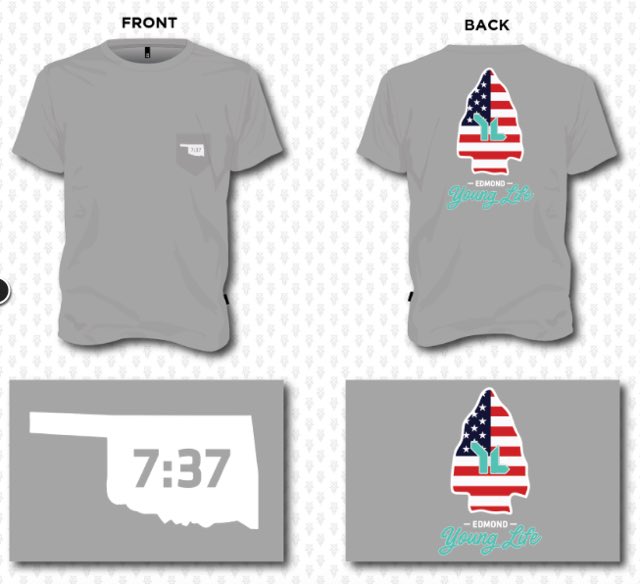 EdmondYoungLife's tweet photo. The 2017 Edmond Younglife Shirts are here! They are $20 dollar comfort colors T-shirts! We will have them @ Junior &amp; Senior Club! https://t.co/1H7qaylyoK
