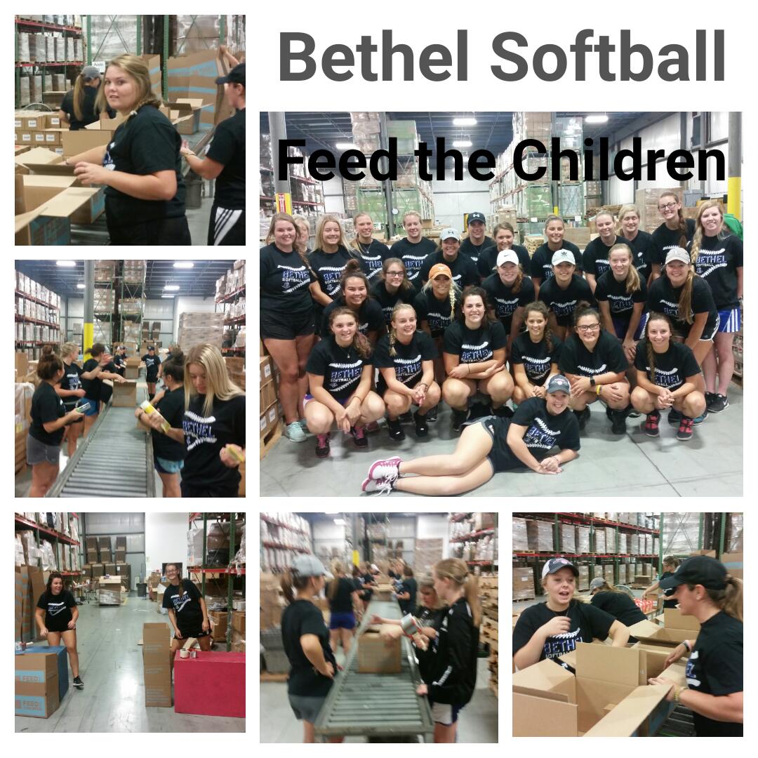 BUPilotsSB's tweet image. BC Softball team spent the morning packing boxes at Feed the Children. # feedthe children #selfless #we&amp;gt;me #builtbybethel  @BethelPilots