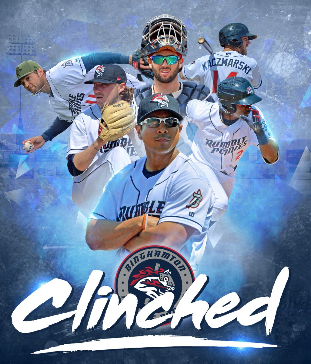 RumblePoniesBB's tweet photo. WE ARE IN!

We'll face the @TrentonThunder in the postseason!

@MandT_Bank Playoff tickets: https://t.co/zvlIci53c2

#BingTheNoise https://t.co/DYWGcAx0Yj