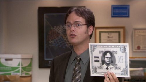 Anyone who RTs my #mayweathervmcgregor tweet will receive, one Schrute buck. #TheOffice