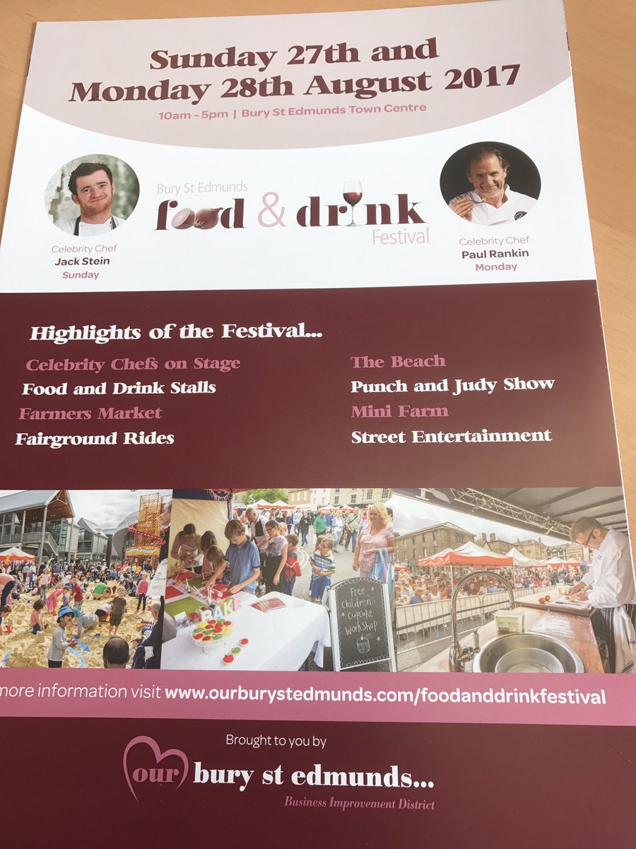 MarkourbseBID's tweet photo. Weather wise its such a lovely day!! So why not pop down to the @ourburysteds Food &amp; Drink Festival? 10-5 today &amp; tomorrow &amp; entry is FREE! https://t.co/Ji6lrZqf1N