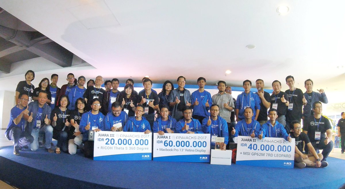 sattoraji's tweet photo. #bca #lebihbaik #codescape #finhacks2017 ini dia pemenangnya; Astagfirullah, LinxSoft dan YadaYada https://t.co/VMruZ8B6X9