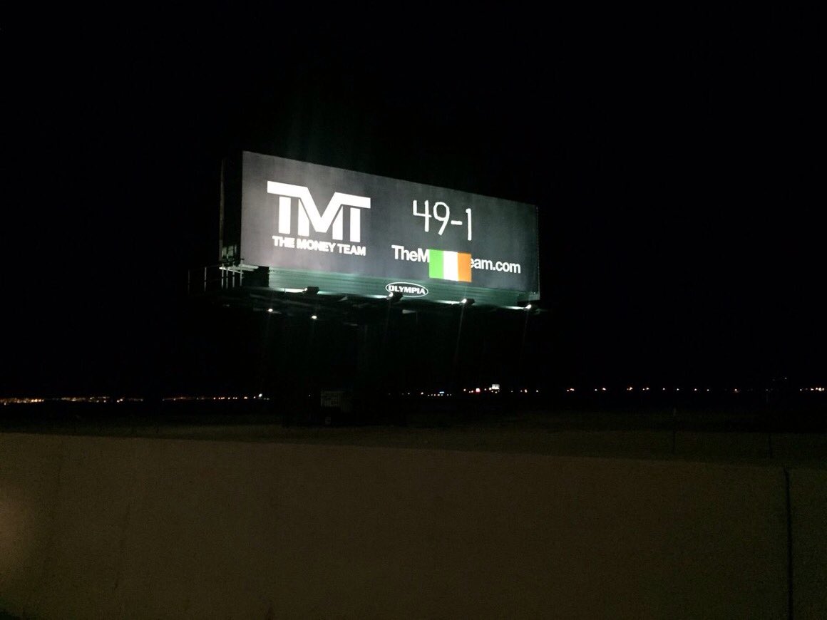 A sign of things to come? #MayweatherMcGregor #MayMac
