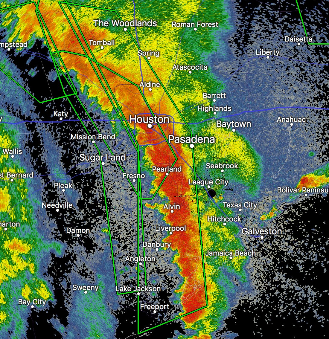 StormNewsNow's tweet photo. *Flash Flood Emergency* issued for parts of the Houston Metro area until 1215 AM CDT https://t.co/0rX0uZ8jRM