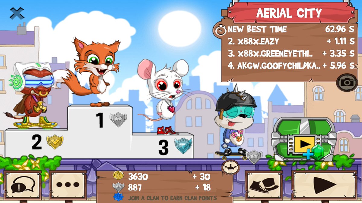 Royal927's tweet image. Get on my level, son! #funrun2 #EAZY #GreenEyeThief #GoofyChildKay