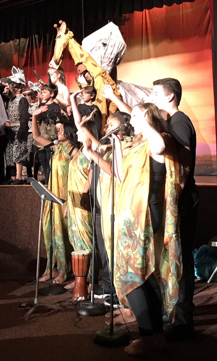 hassell_joey's tweet photo. Impressive production of The Lion King JR! Wow, just wow! Awesome 2 see so many talented @HaywoodSchools' students perform! #BACLKJ https://t.co/LYRNfQAG5c