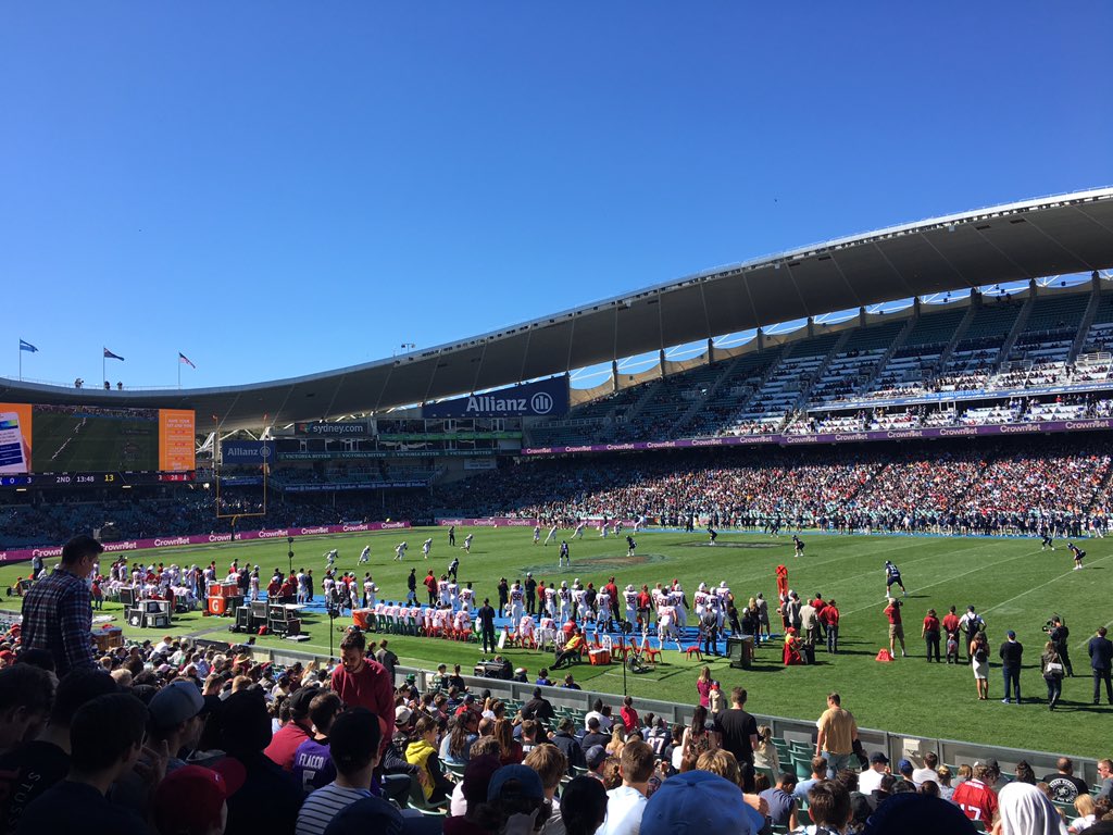 Maddy_Wong's tweet photo. Learning about #CollegeFootballSyd thanks to #TEG - what are the rules again? https://t.co/UpJp5hCqgg