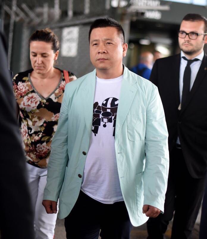 President AC Milan Li Yong Hong telah tiba di Milan, dia akan menyaksikan timnya bertanding vs Cagliari di San Siro