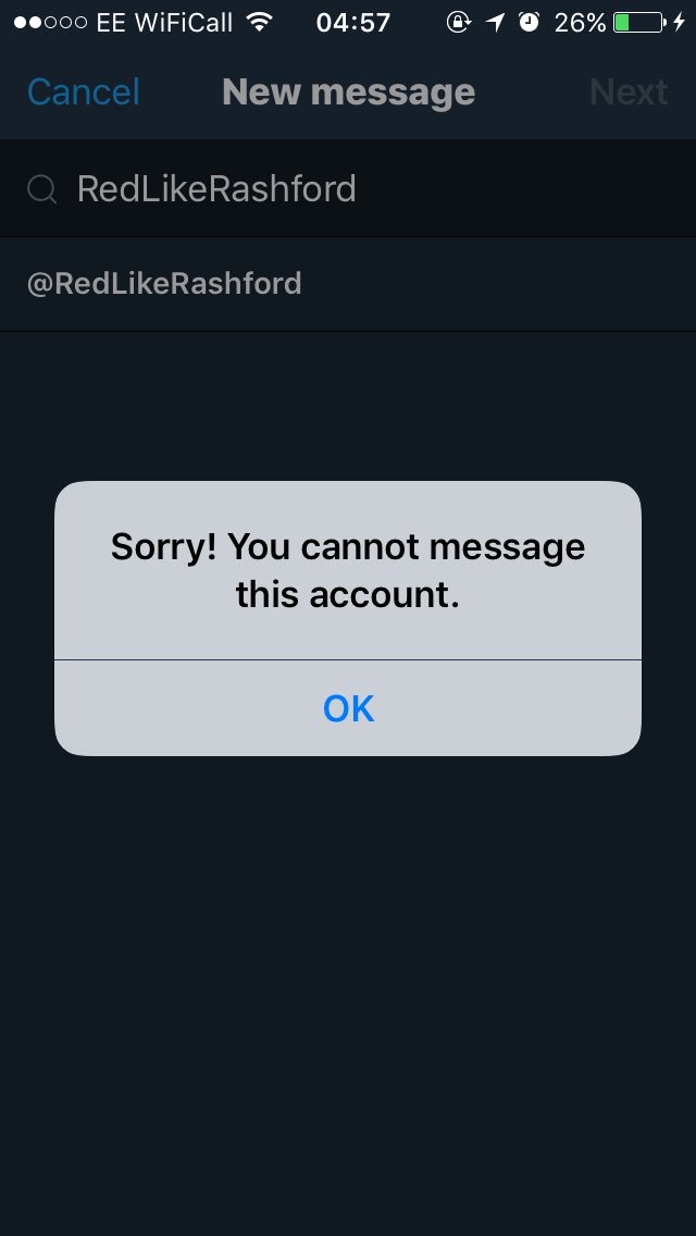 mrlogansmith1's tweet photo. @RedLikeRashford 
Yeah, you don't exist apparently... https://t.co/0kuiK9i7L9