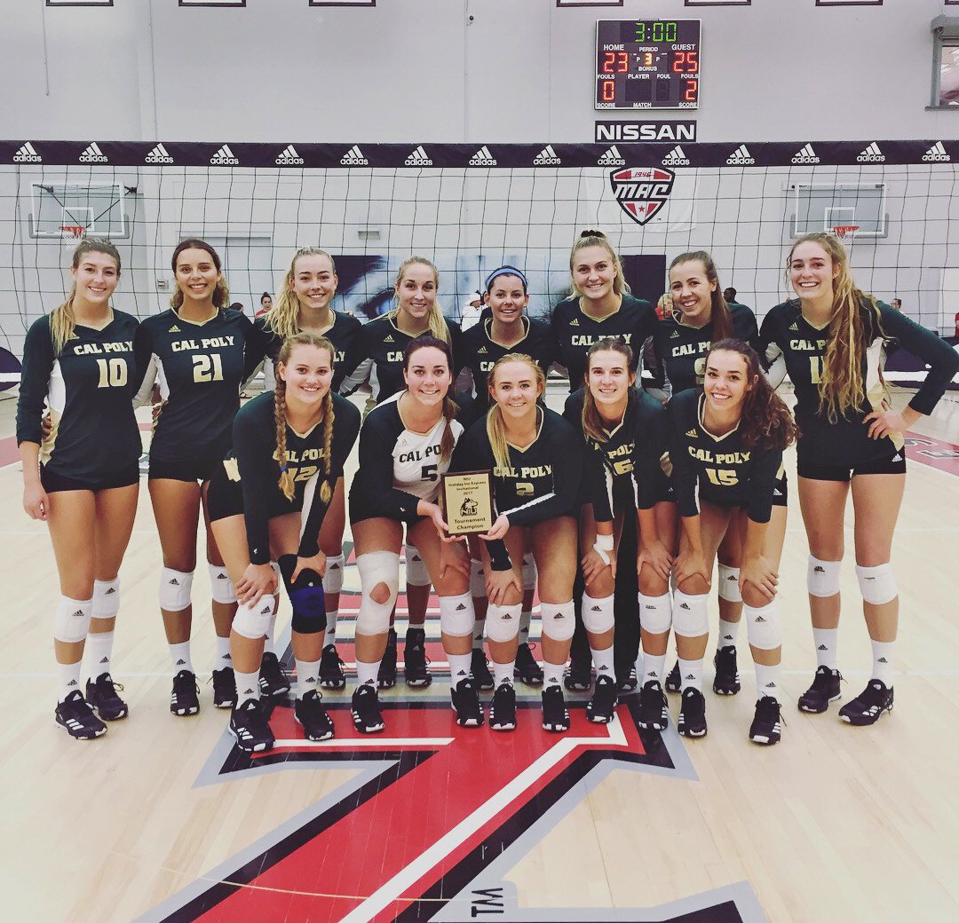 .<a href="/CPMustangs/">Cal Poly Mustangs</a> earned their third sweep in two days, opening the season by winning the NIU Invitational ➡️ bit.ly/2wz93jP 🐎 #RideHigh