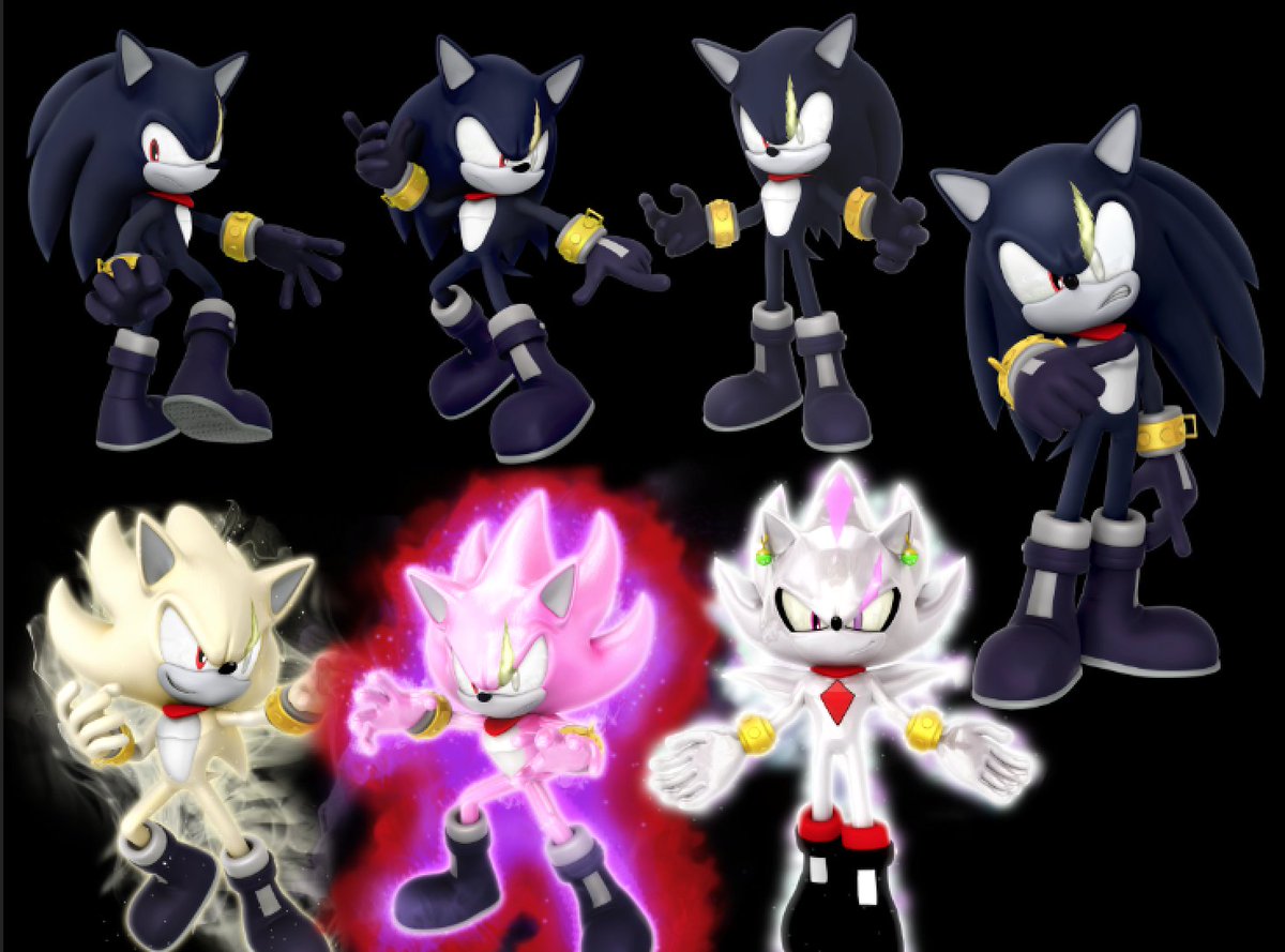 I didn't think I'd see a decent design for a Shadow and Silver fusion.  Credit to Nibroc-rock : r/SonicTheHedgehog