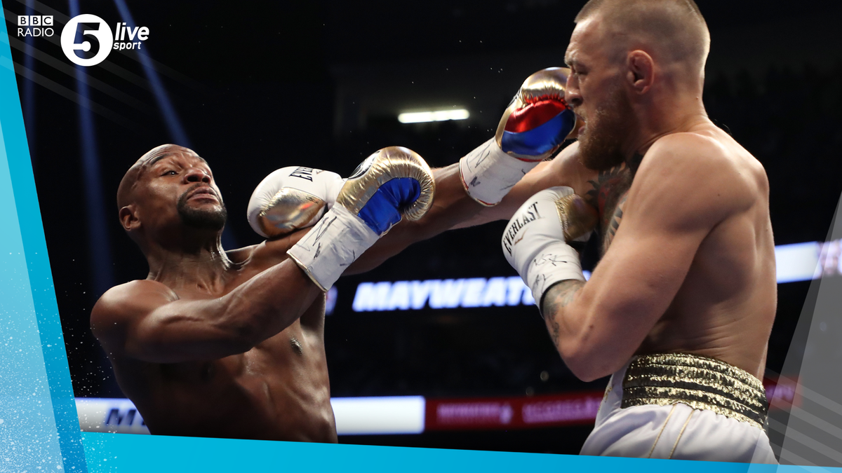 5liveSport's tweet photo. #McGregor: 1️⃣2️⃣3️⃣

#Mayweather: 4️⃣5️⃣6️⃣

Our team have it 3-3 in rounds at the halfway mark. 

#MayweathervMcGregor https://t.co/7qlLBOSVQF