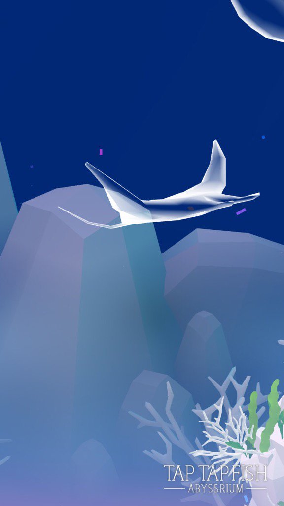 AIsystem2015's tweet image. 私の幽霊エイ:) 
#taptapfish
Download: onelink.to/jhe4sh