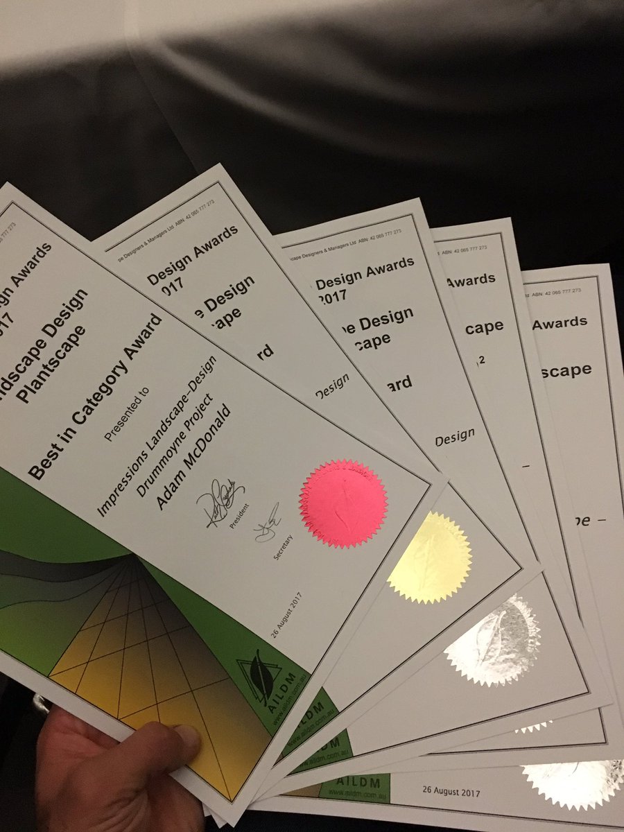 KeithHu16939764's tweet photo. Huge night last night at the @AILDM National Landscape Design Awards. Congrats to all winners #sydneyawardsnight https://t.co/ugCBsvDOtl