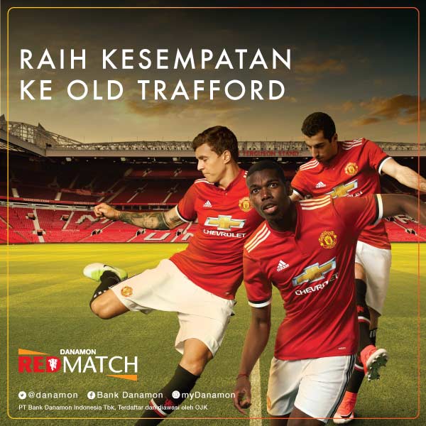 danamon's tweet photo. Langkahkan kaki ke cabang Danamon terdekat dan buka Tabungan Danamon MU sekarang. #DanamonRedMatch (6/7) https://t.co/6Zf9568h0f