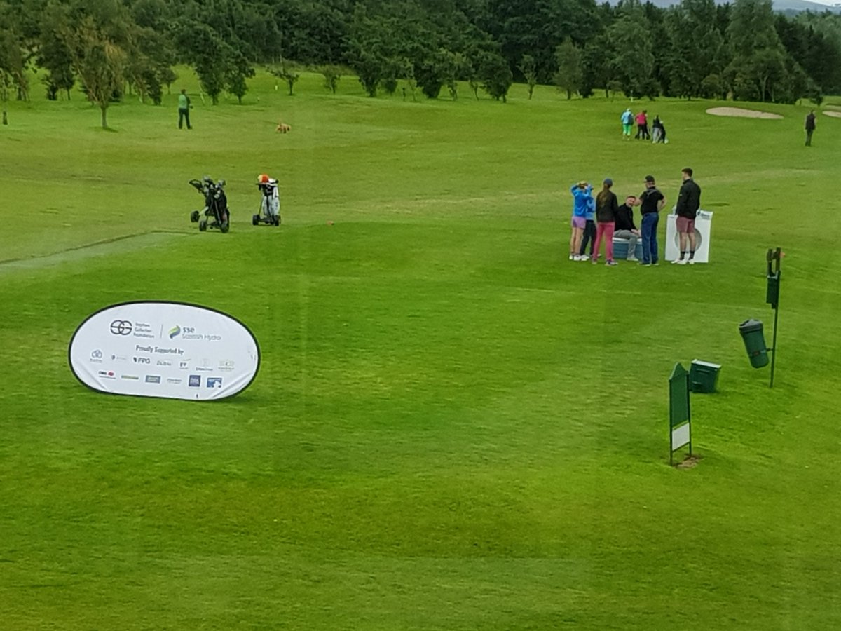 sgfgolf's tweet photo. All set for our latest flag and stroke play event @Pumpherstongolf 75 boys and girls having fun @stevieggolf @ScottishGolf https://t.co/341yxU5wYD