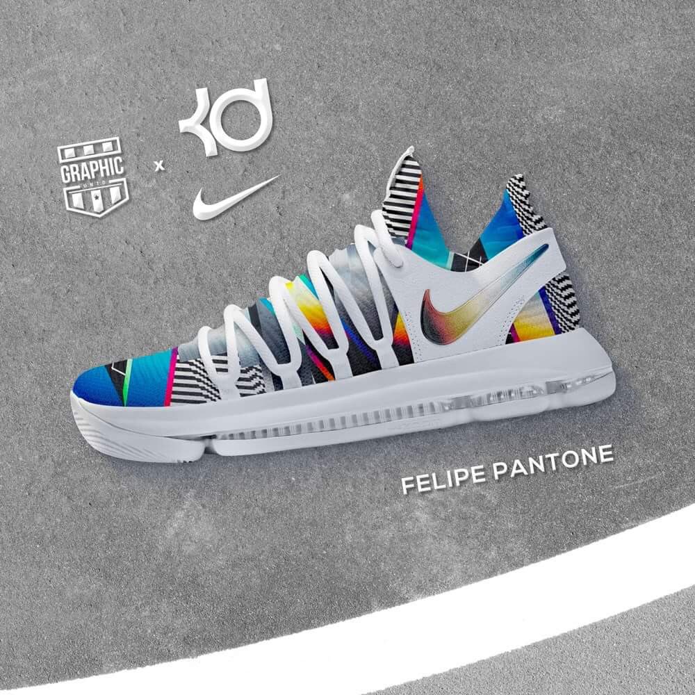 Calle dolor de cabeza partido Republicano Twitter 上的Graphic UNTD："Nike KD x Felipe Pantone 🏀🎨 #StreetArt  https://t.co/q93ZbwHNU0" / Twitter